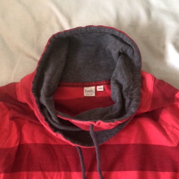 TWIK BY SIMONS red striped sweater - Picture 3 of 4